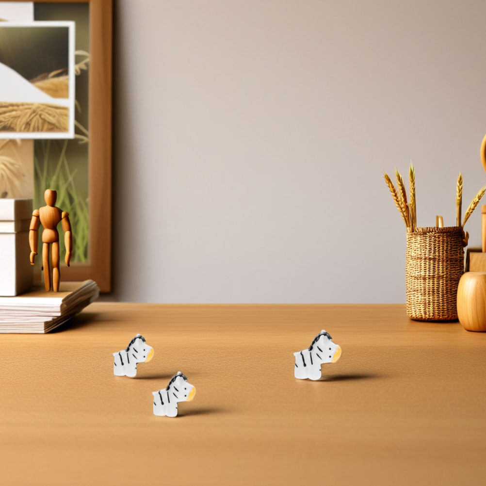 8Pcs Mini Zebra Decor Resin An - Succulent Arrangement Mini ulasan dan harga