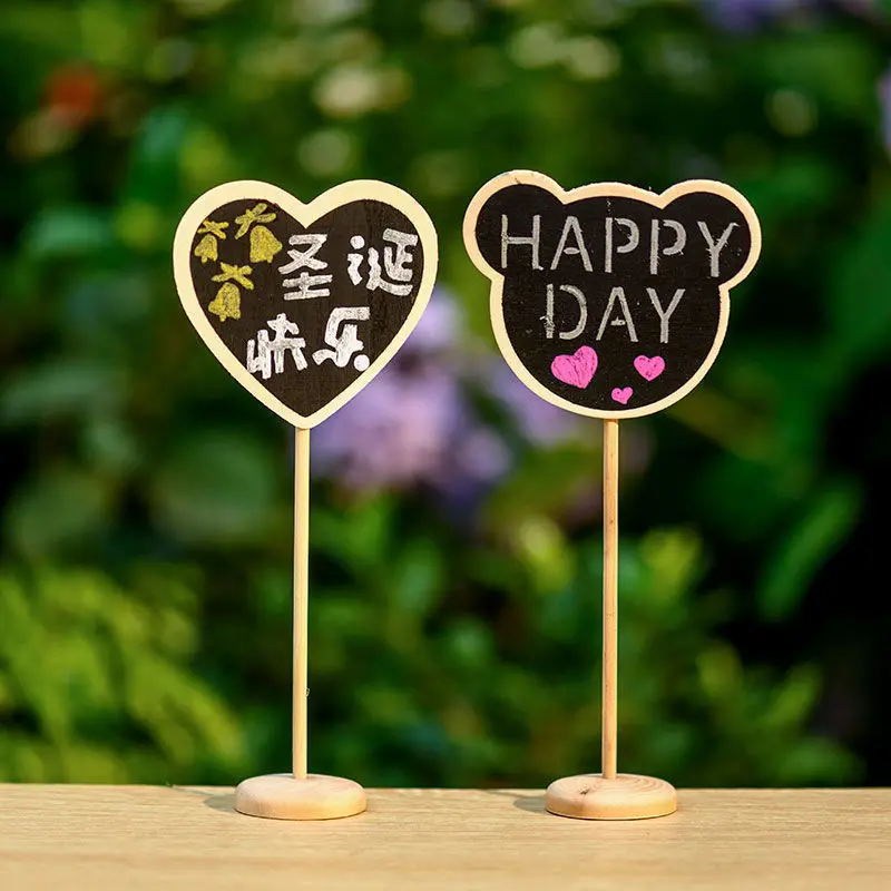5PCS Mini Wooden Blackboard Va - Succulent Arrangement Mini ulasan dan harga